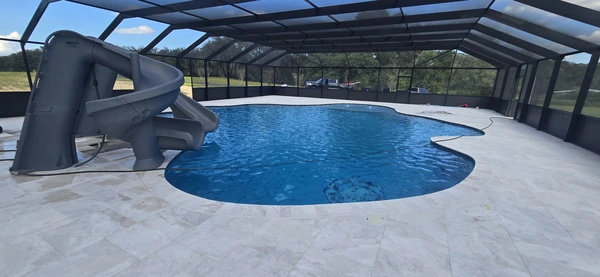 Freeform pool design by pool builders in Florida